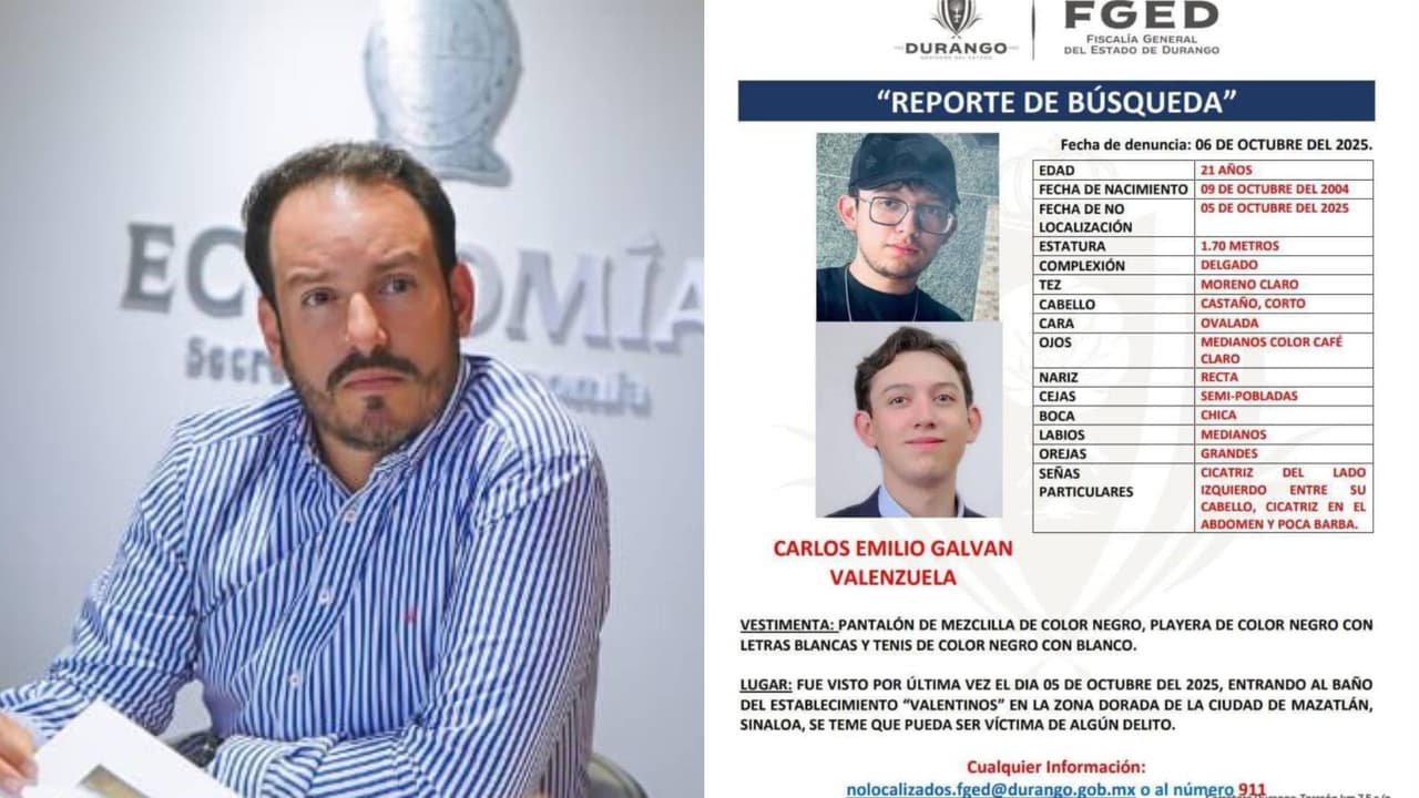 Desaparición de Carlos Emilio en un bar sacude al gobierno de Sinaloa: funcionario es dueño del negocio