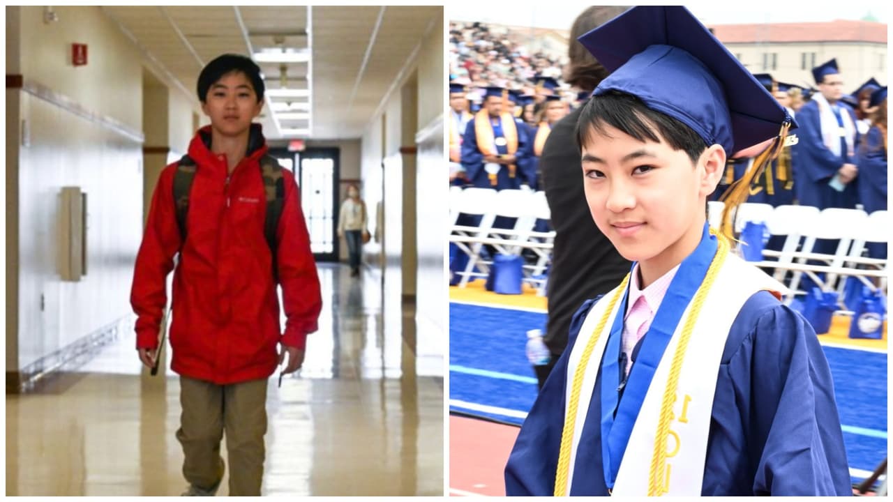 Niño de 12 años se gradúa de la universidad... ¡Con 5 títulos! Su historia inspira a Internet