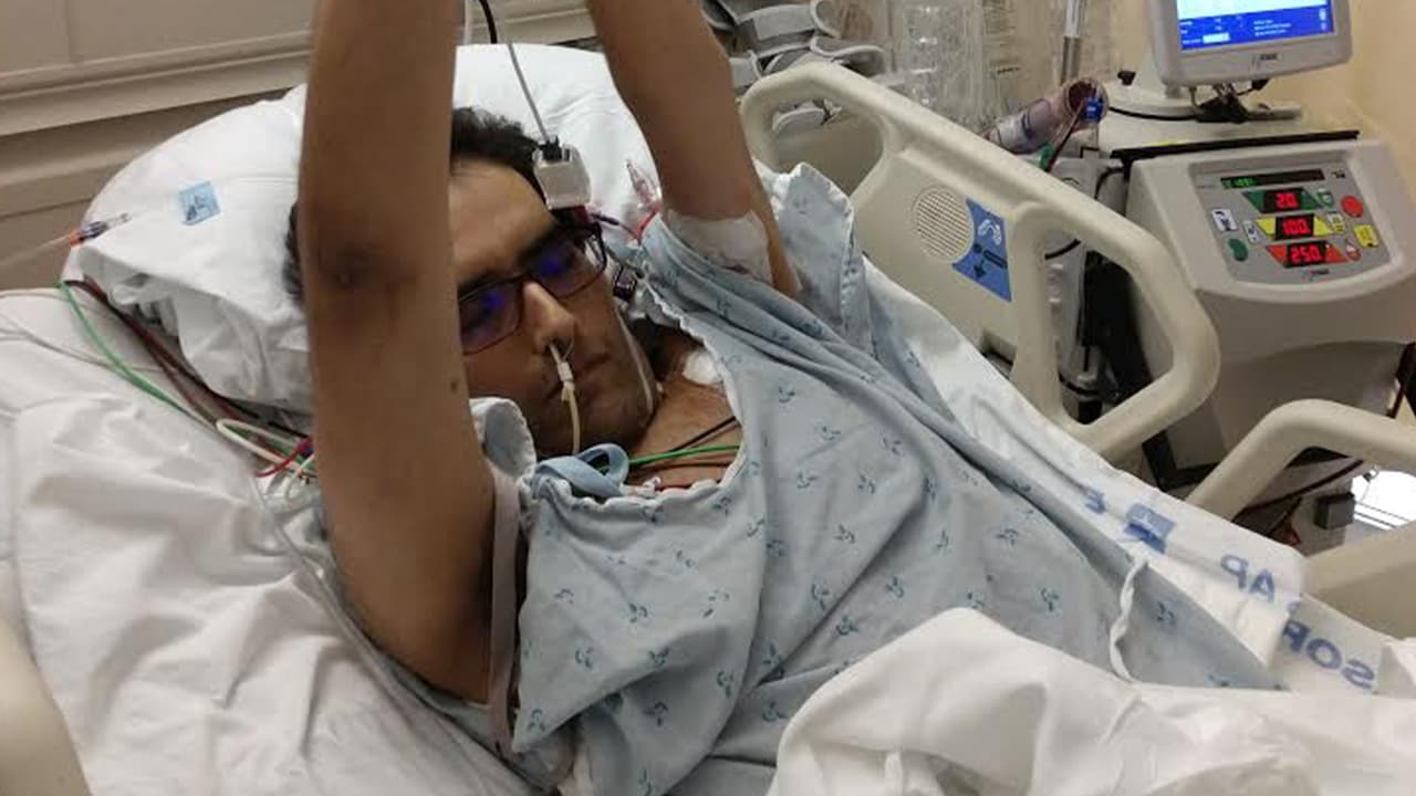 Díaz indicó que después de guardar la cuarentena, su hijo comenzó a tener problemas del corazón. Miguel fue atendido en dos hospitales diferentes, llegó a estar inconsciente y después de hablar con los médicos, llegó a pensar que era tiempo de abandonar la lucha, sin embargo, no cedió, continuó con la batalla.