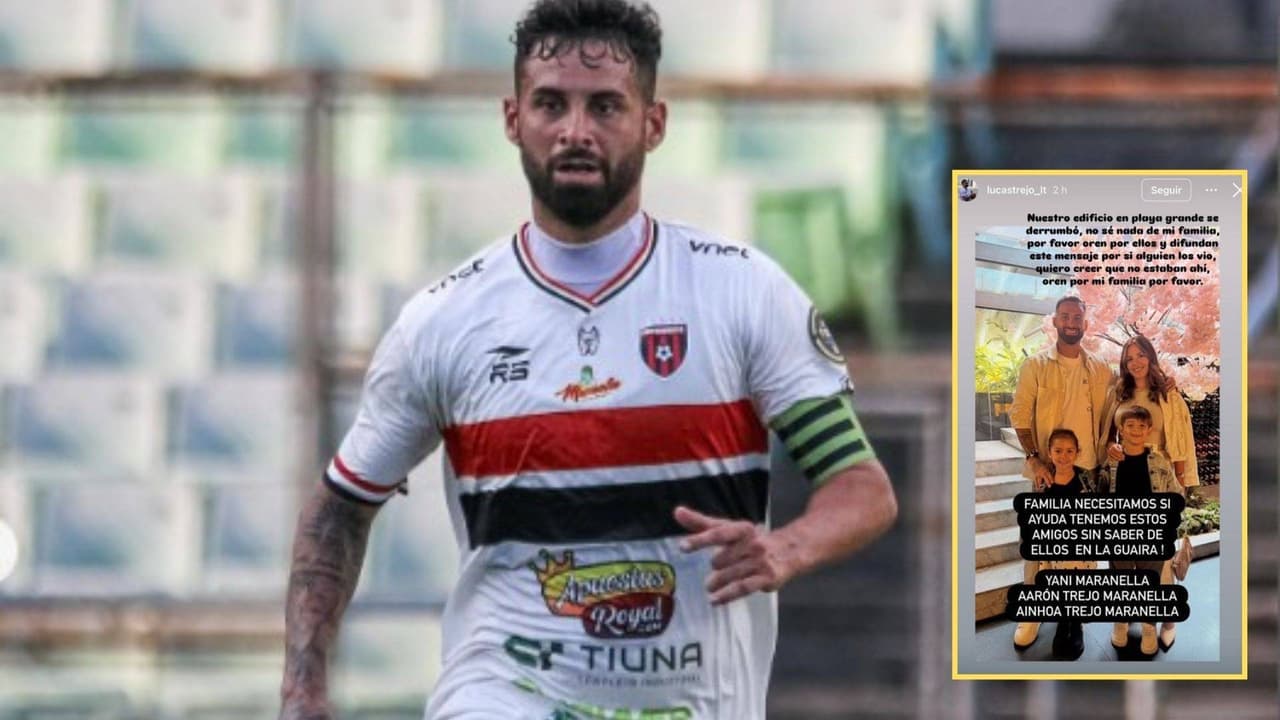 Futbolista Lucas Trejo pide ayuda para encontrar a su familia en Venezuela