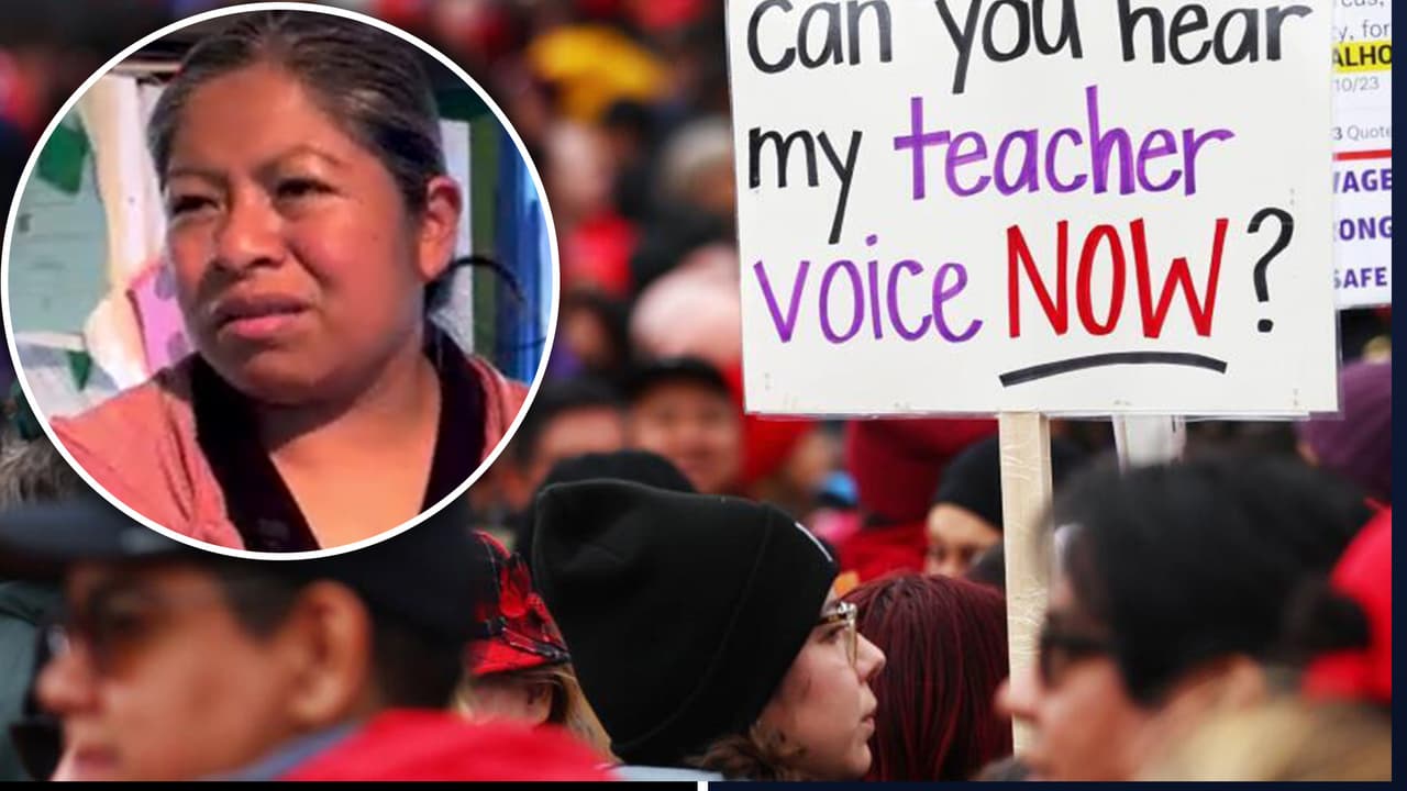 “Es demasiado frustrante que no vayan a la escuela": Madre de familia tendrá que dejar de trabajar para cuidar a sus hijos por huelga en LAUSD 