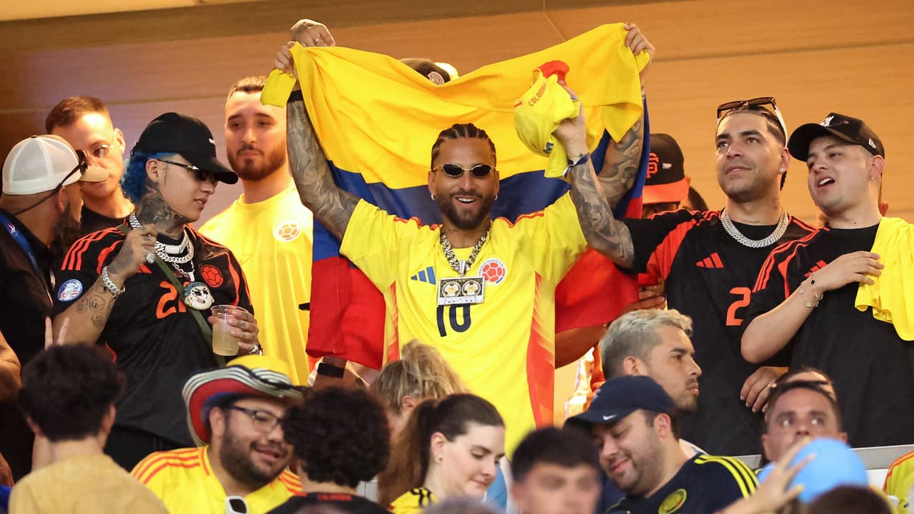 Maluma se enganchó con fans argentinos en la Final de Copa América