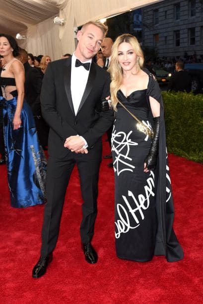 Probablemente no iba una detrás de la otra, pero ahí estaba la reina del pop, Madonna.