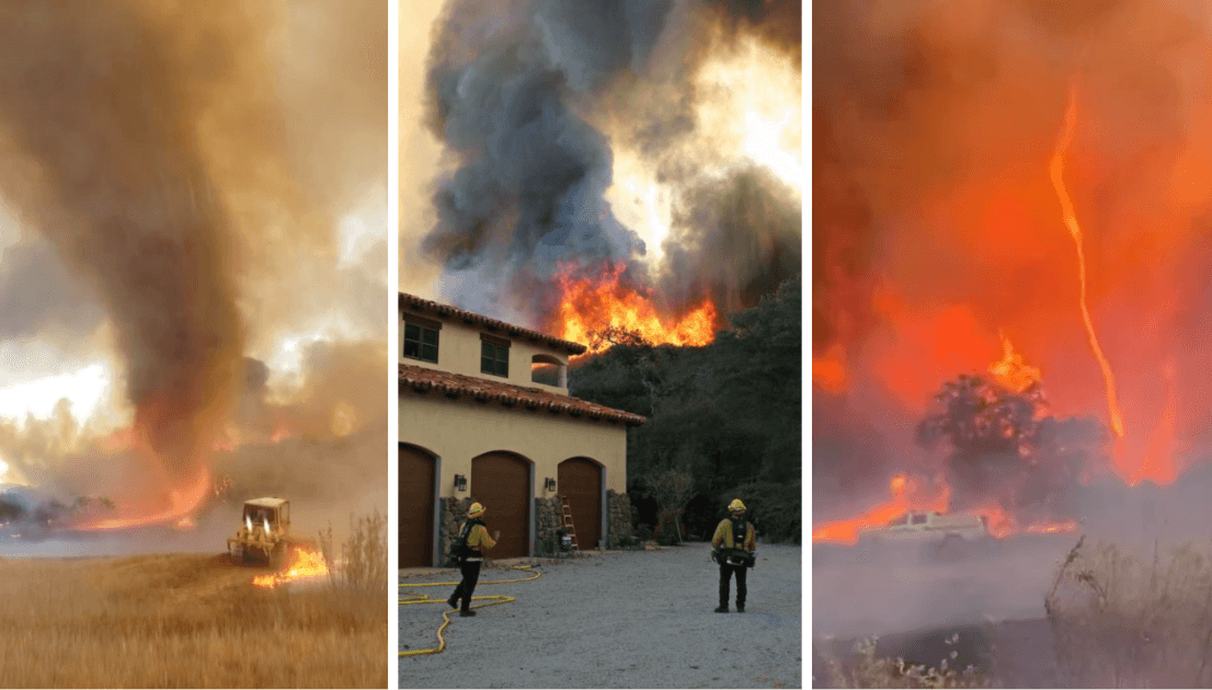 Incendio Chaparral: destrucción, evacuaciones obligatorias y hasta tornado de fuego en Riverside