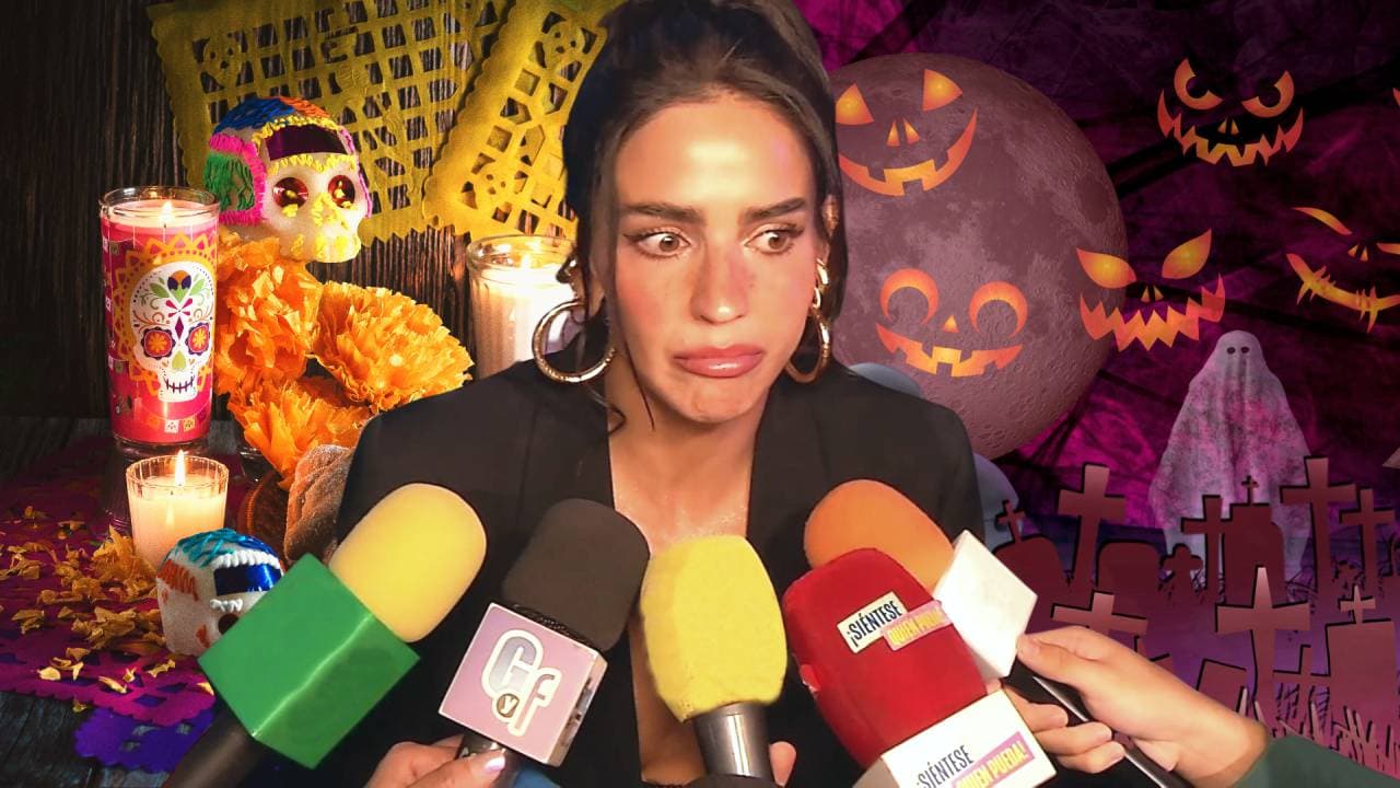 Bárbara de Regil reacciona a las críticas al no saber la diferencia entre Día de Muertos y Halloween