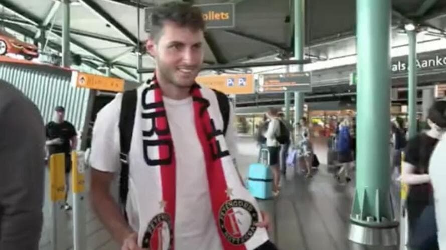 Santi Giménez afirmó que llega para “disfrutar al máximo” en el Feyenoord