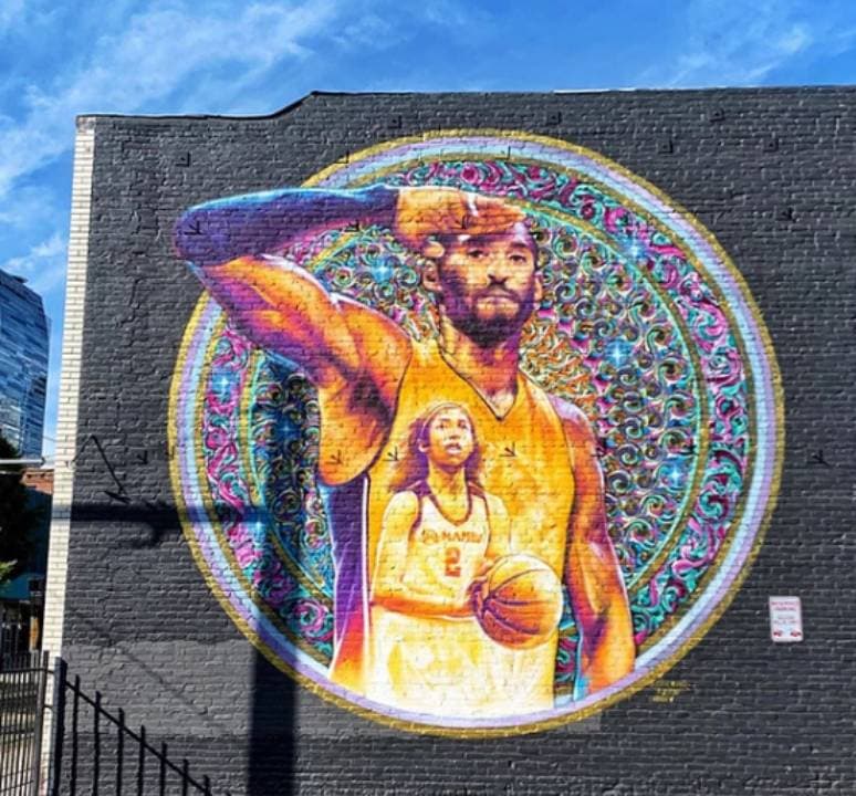 Las calles de las principales ciudades de los Estados Unidos se adornan con las asombrosas muestras de amor para la leyenda de la NBA.