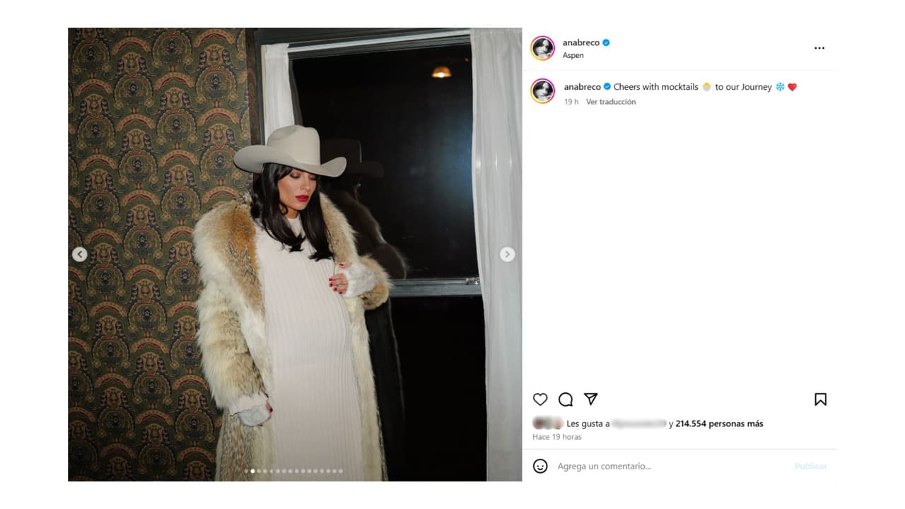 Ana Brenda estaría en su sexto mes de embarazo.