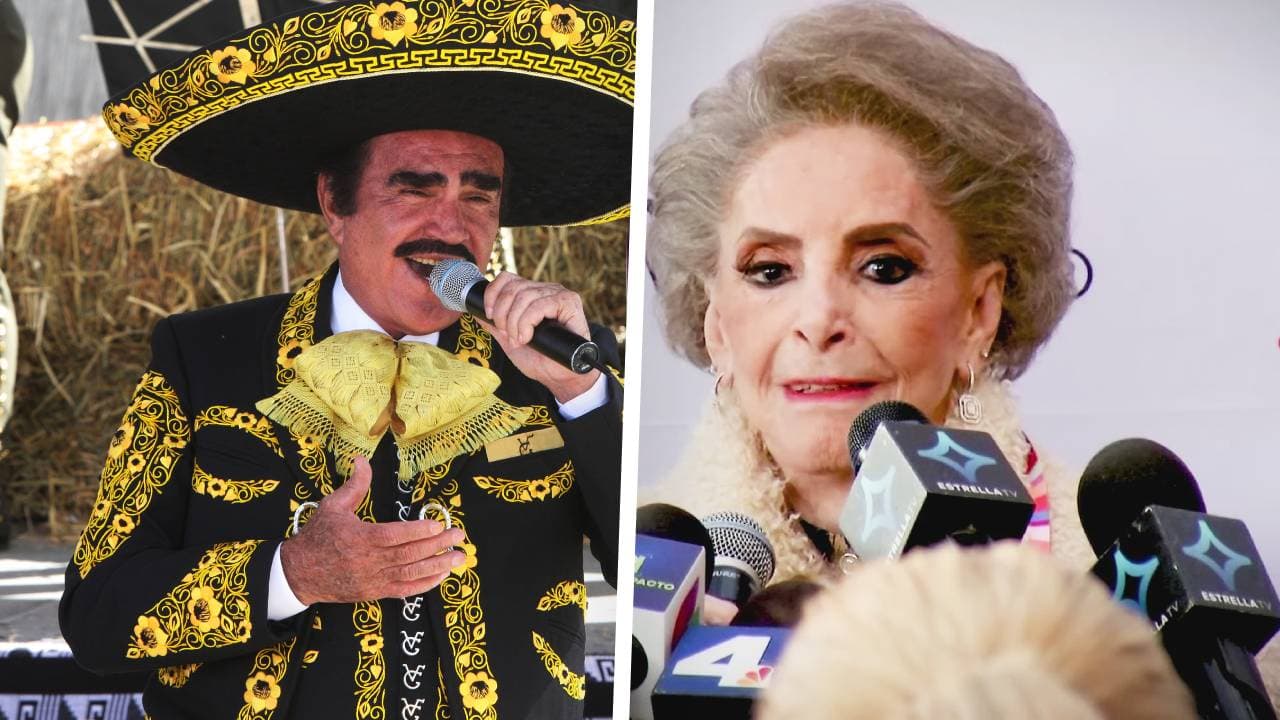 Viuda de Vicente Fernández explica por qué no siente la gran ausencia del cantante: "anda por acá"