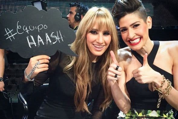 Las hermanitas fueron un 'boom' con sus ocurrrencia en 'backstage'.