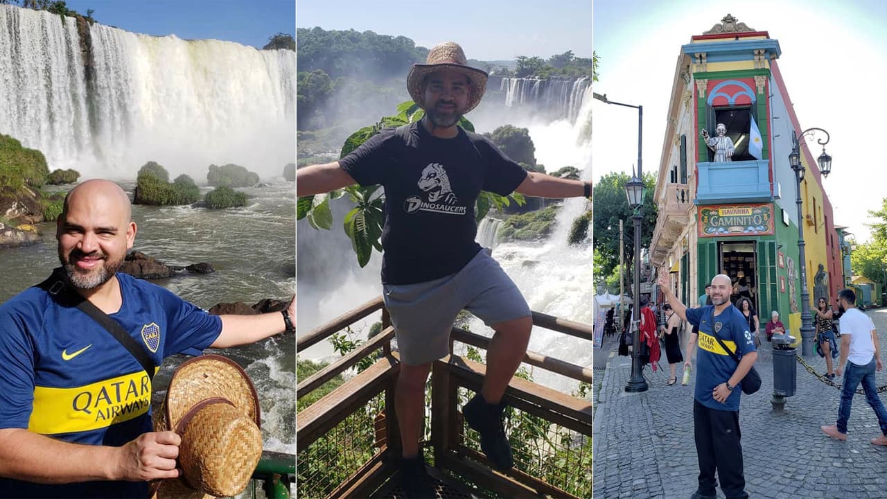 Esa es su mayor pasión, viajar. Ha tenido la suerte de conocer a Argentina y las Cataratas de Iguazú.