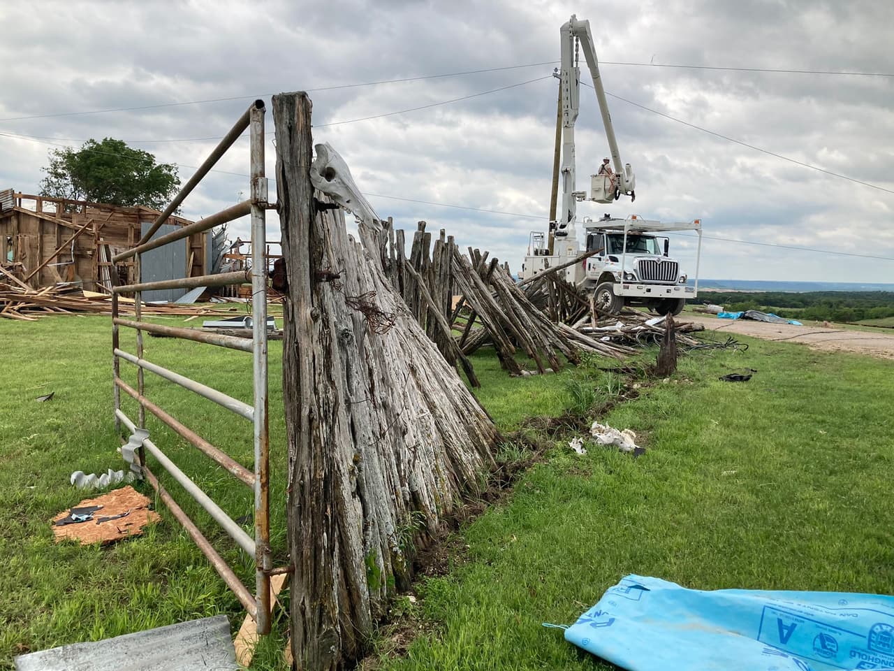 Hasta ahora solo se ha confirmadoo un tornado, pero este número podría aumentar.