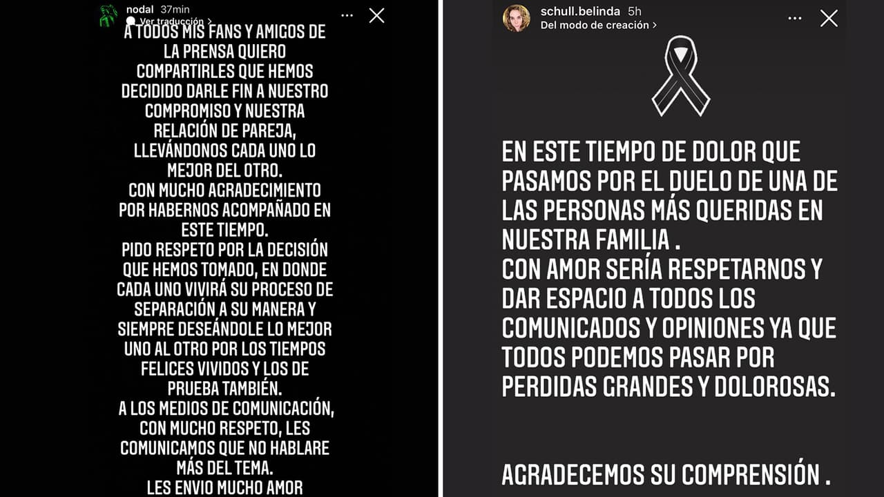 La reacción de la mamá de Belinda tras la publicación de Christian Nodal confirmando la ruptura.