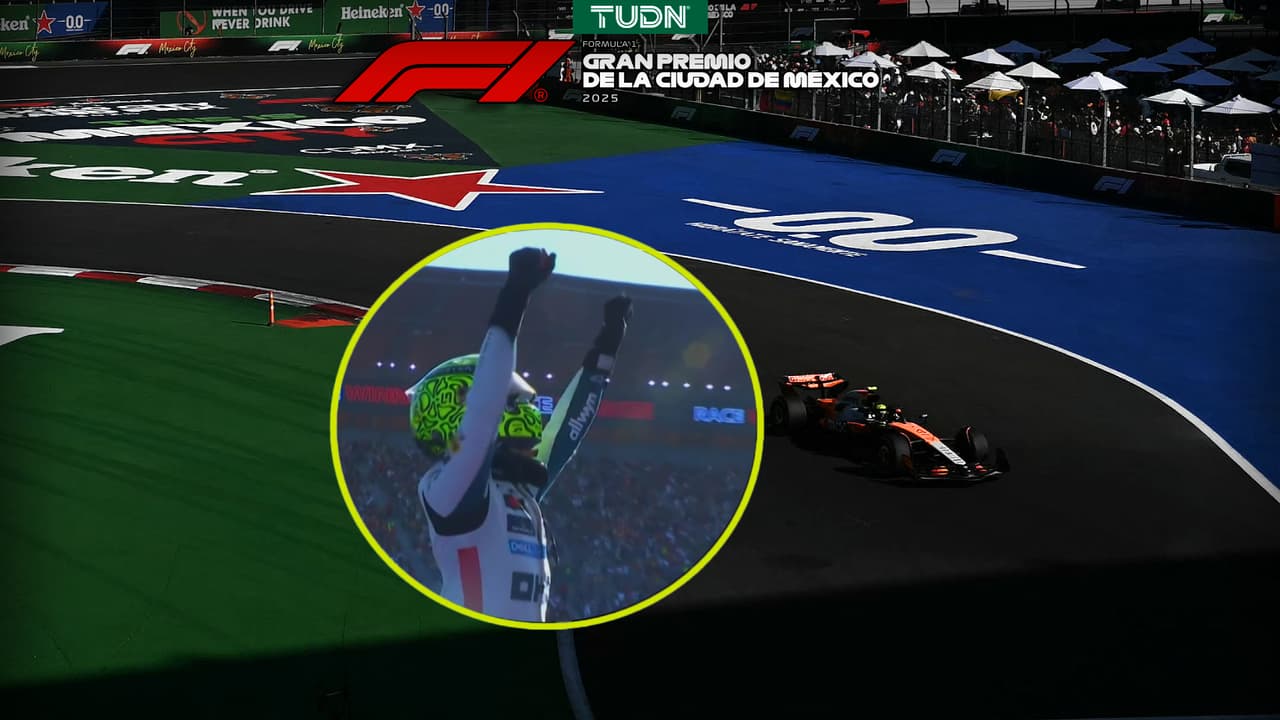 ¡Lando Norris gana! McLaren domina el Gran Premio de México 2025