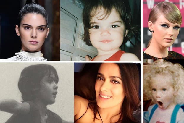 Desde pequeñas estas celebridades ya eran encantadoras. Miras las fotos de algunas divas cuando eran unas chiquillas.