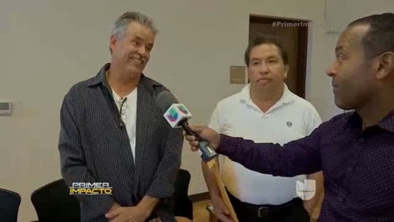 Estos hombres asistieron con las autoridades de la localidad para presentar demadas en contra de Gámez y Andrade.