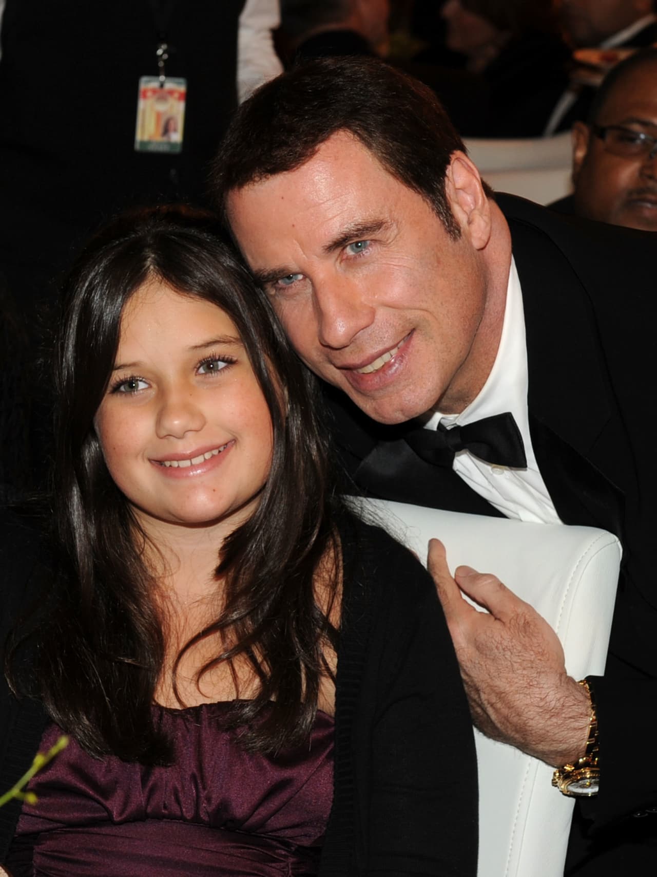 Aunque sólo tenía ocho años, John Travolta hizo que su pequeña hija Ella participara en ‘Old Dogs’.