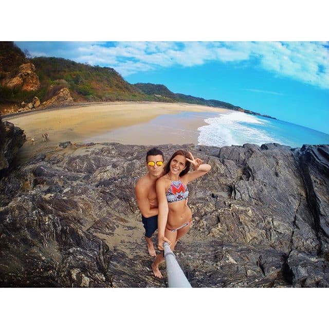 Lleva dos años de relación con su novio, Diego Carrión.