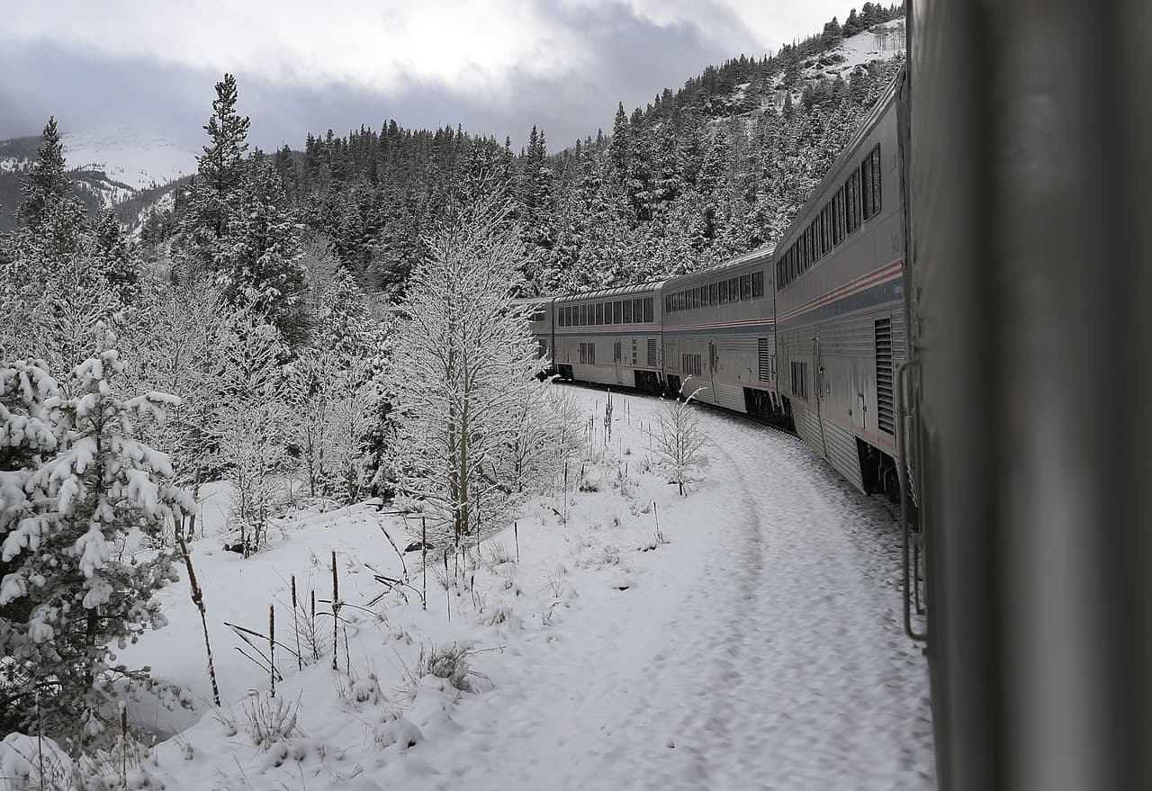 El recorrido compleeto del tren California Zephyr es de más de 51 horas, desde el Área de la Bahía hasta Chicago.