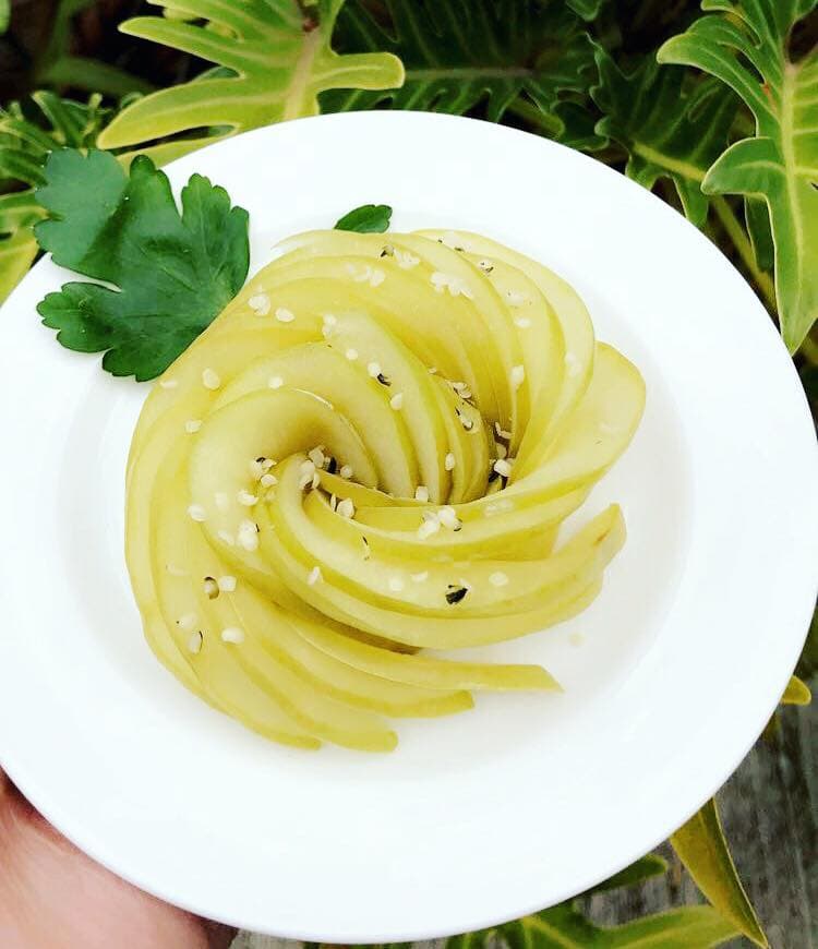 Hay quienes como Mari Vella hacen de sus platillos verdaderas obras de arte.