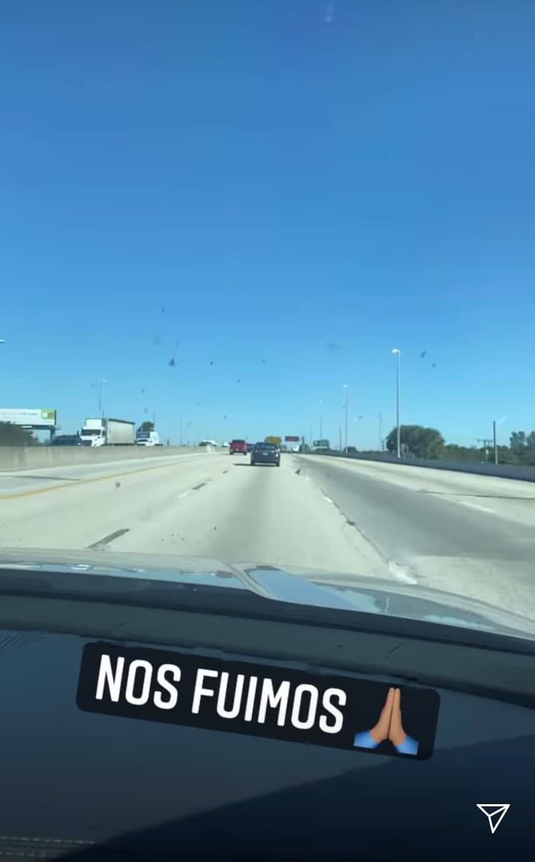 El viaje fue corto, pero muy especial, ya que llegó a días de confirmar que estaba completamente sana del coronavirus.