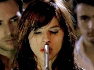 María Fernanda Yépez interpretó a "Rosario", una mujer que tuvo una infancia muy difícil que la vuelve muy violenta.