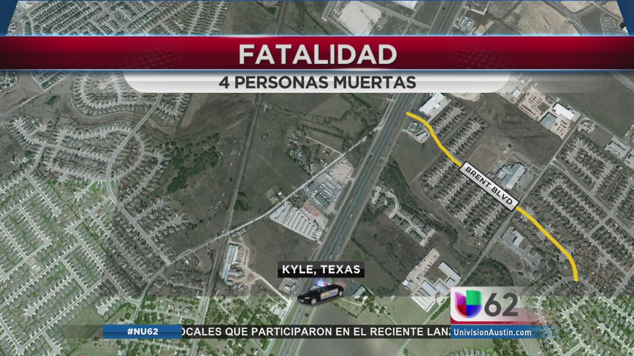 Cuatro personas mueren en un accidente automovilístico el centro de Texas