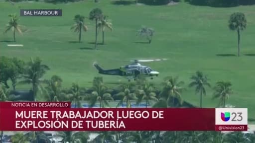 Muere un trabajador luego de explosión de tubería