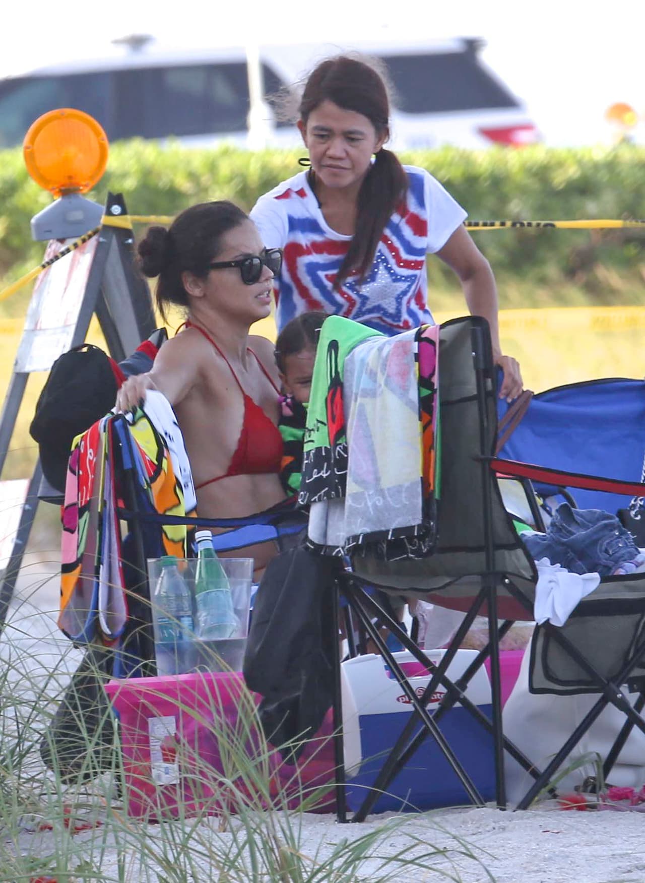 Y también se dio tiempo de descansar.