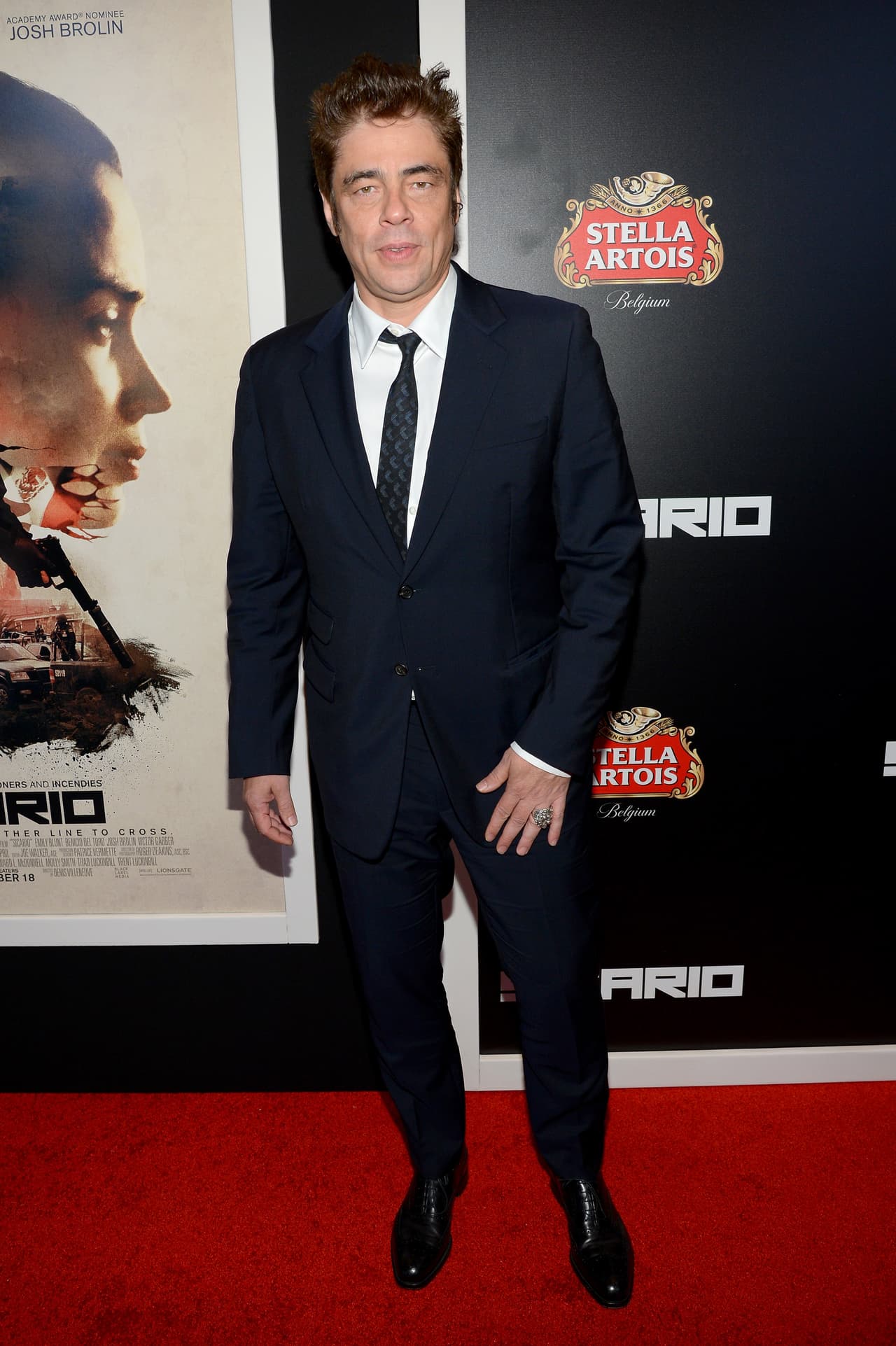Emily Blunt, Josh Brolin y Benicio del Toro estrenan 'Sicario'.