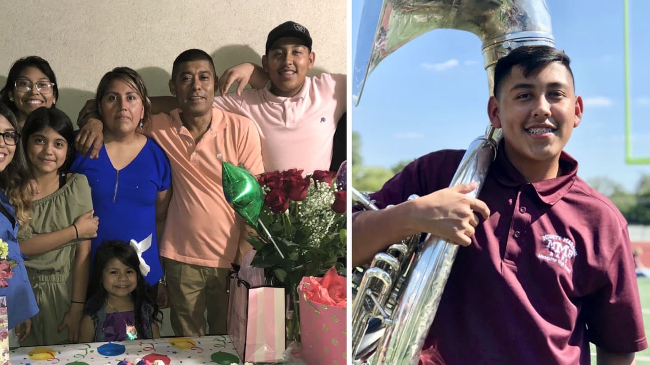 Mark Rodríguez murió de un derrame cerebral y su corazón y órganos fueron donados