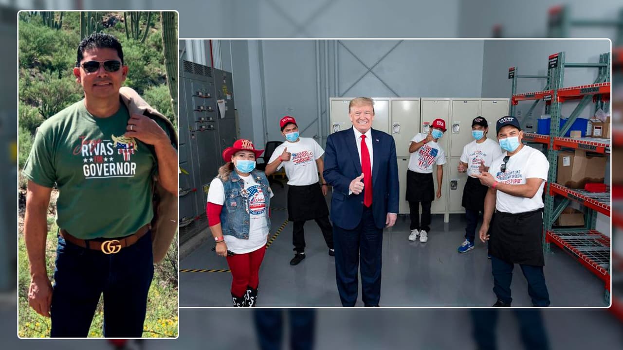 Salvadoreño que apoyó a Trump con burritos, ahora quiere ser candidato republicano a la gobernación de Arizona