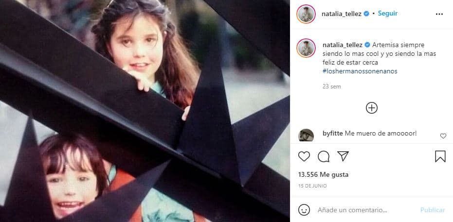 Natalia Tellez y su hermana