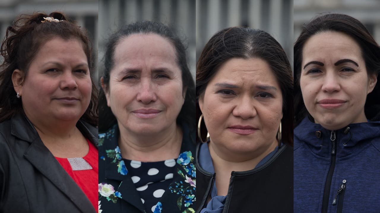 Estas mujeres con TPS cocinan la comida y limpian las mesas de los funcionarios y políticos que podrían deportarlas