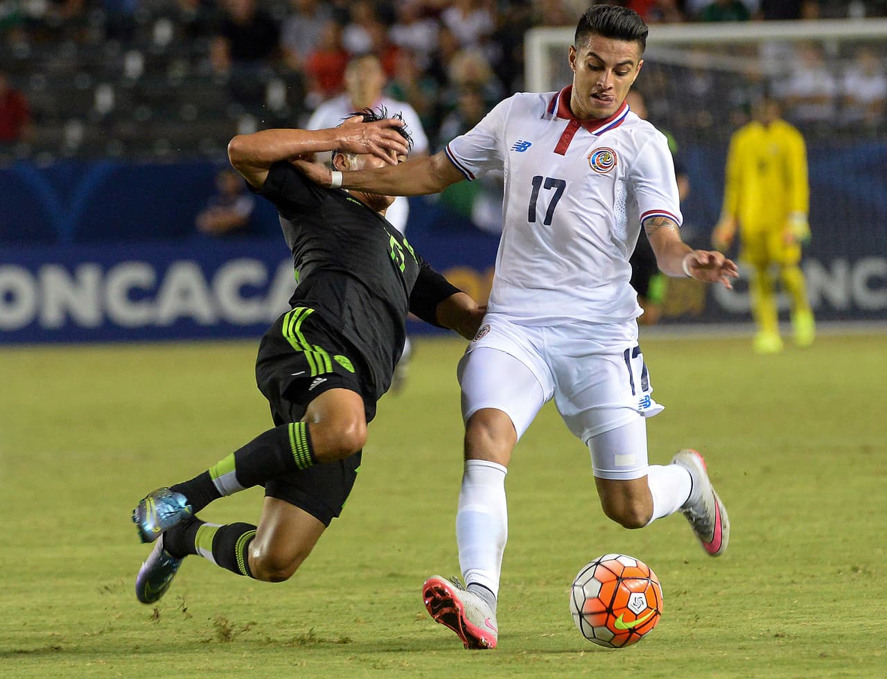 Ronald Matarrita con la selección de Costa Rica.