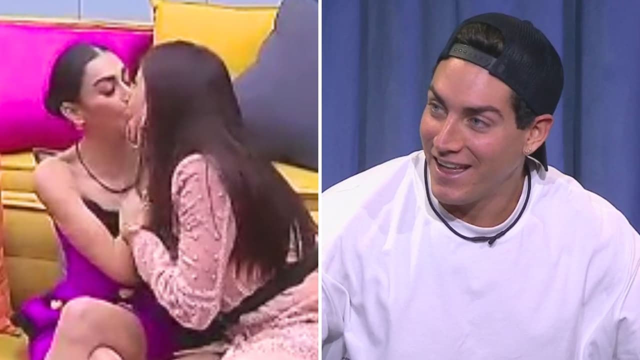 Karime besa a Gala en la boca y le dice "Te amo" frente a Agustín, tras salvarla de la nominación
