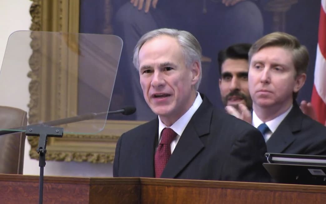 "Esta es la sesión legislativa en la que vamos a prohibir las ciudades santuario en Texas", Greg Abbott en su discurso del ‘Estado del Estado’