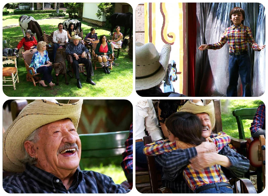 Tu abuelo Porfirio se quedó con la boca abierta. ¡Te quiere con todo su corazón! Te sacaste un diez con tu presentación.