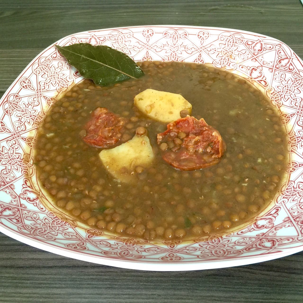 Receta de lentejas del chef Javier Úbeda