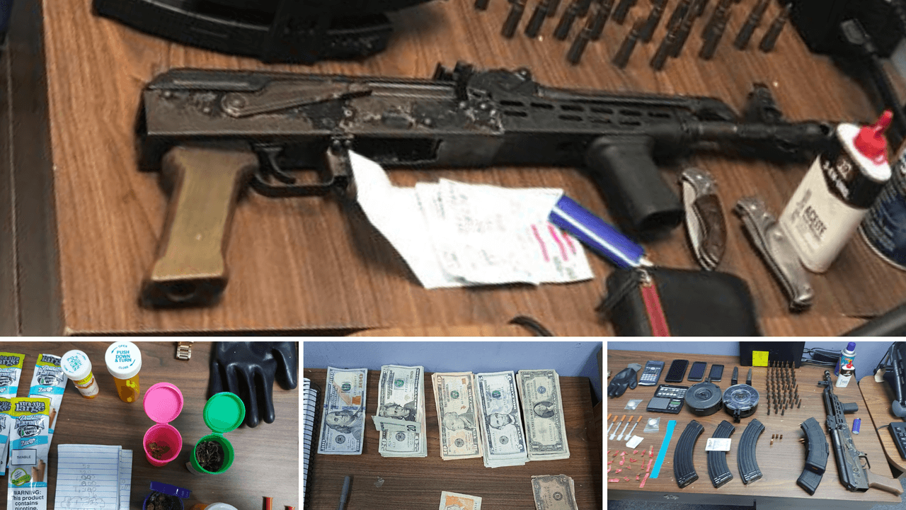 Un rifle con siete cargadores para el mismo y dos cargadores calibre 9 mm y.40, además de 127 municiones de diversos calibres fueron ocupados después de un accidente de auto en Humacao.
<br>