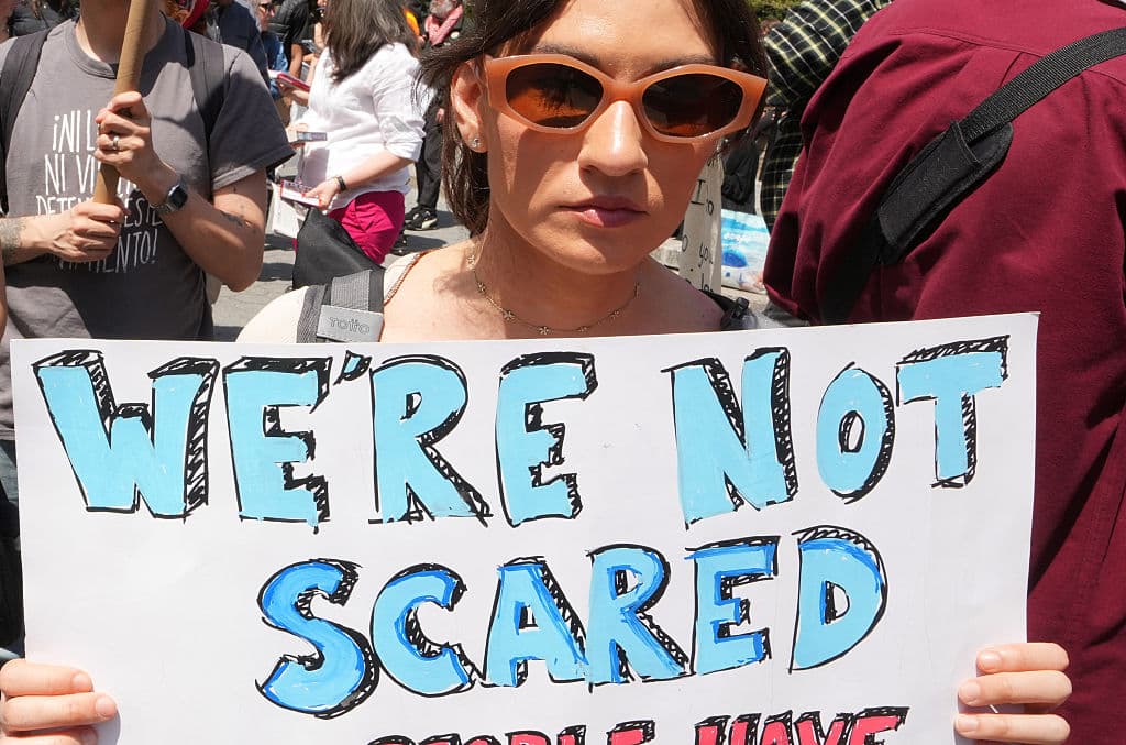 Otras de las personas recalcaron que no tienen miedo a luchar para que sus derechos sean respetados y sobre todo en Estados Unidos, el país que han hecho su segundo hogar.