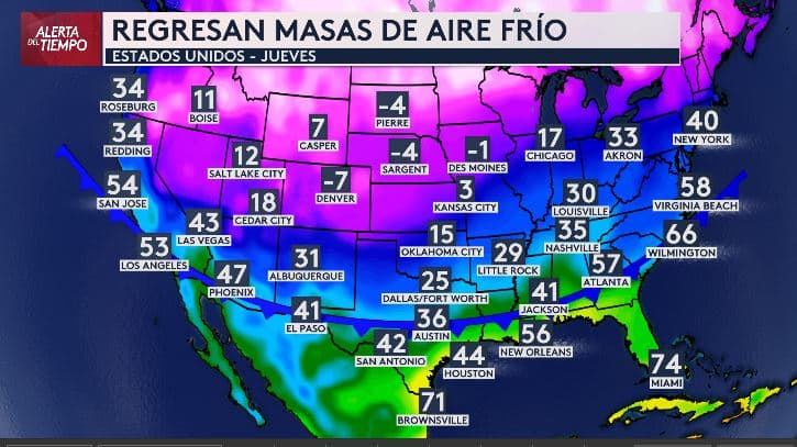 Llega 
<b>un frente frío al norte de Texas y las temperaturas caerán por debajo del punto de congelación</b>. Asegúrate de tener tus abrigos y cobijas a mano, y 
<b>toma precauciones tanto en casa como para cuidar a tus mascotas y plantas.</b>