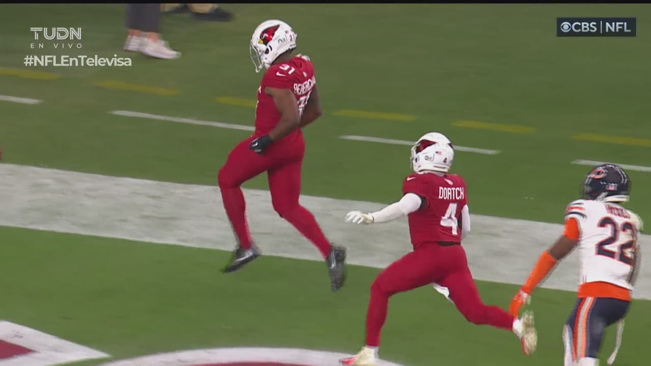 Arizona Cardinals domina y se lleva un triunfo ante los Chicago Bears en NFL