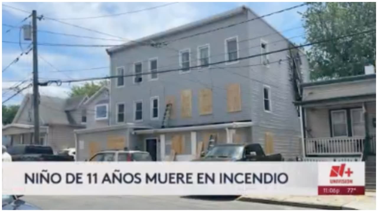 Incendio en Nueva Jersey deja a un niño de 11 años muerto y dos heridos con quemaduras graves