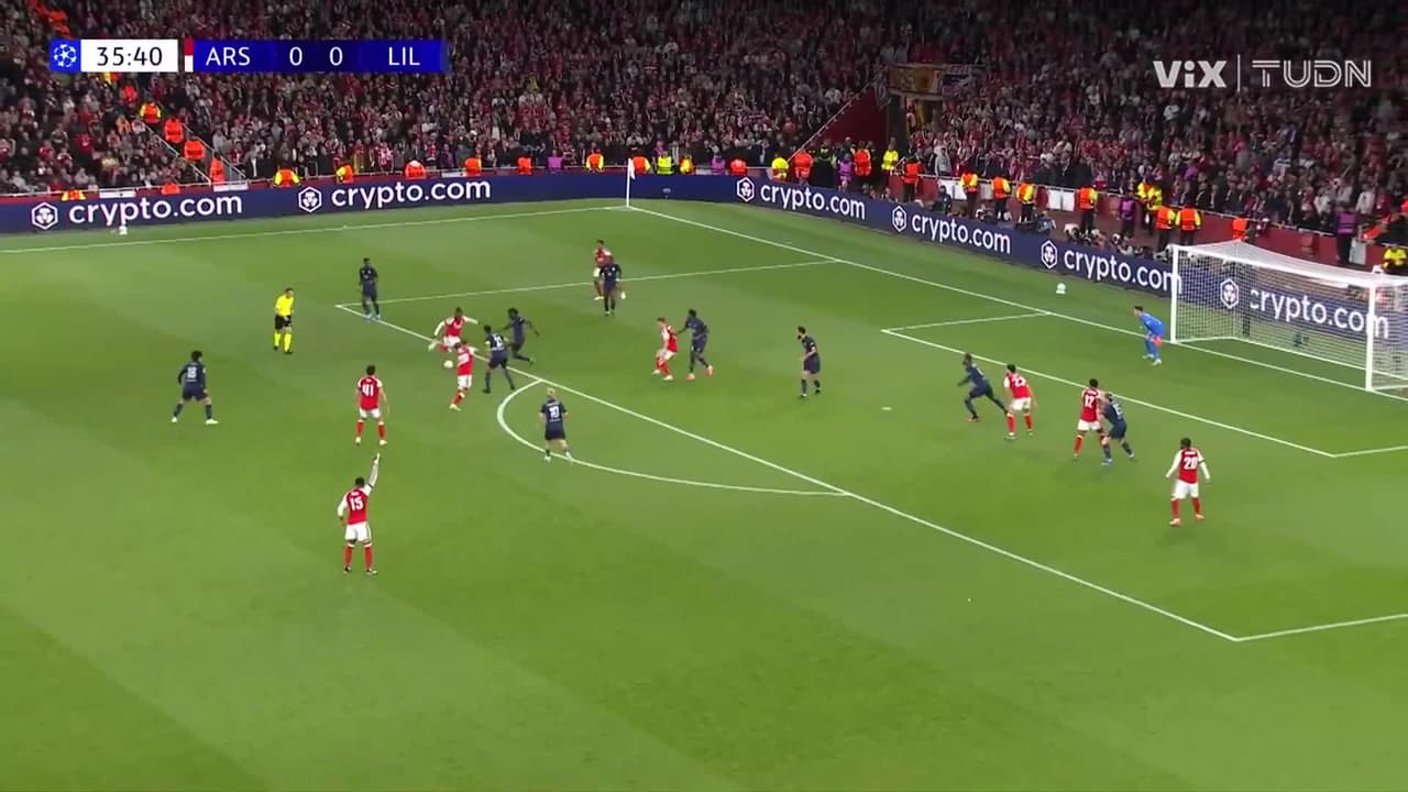 Ozer salva al Lille de un golazo del Arsenal
