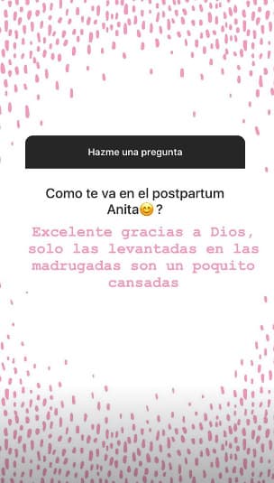 La conductora respondió a preguntas de sus seguidores en Instagram.