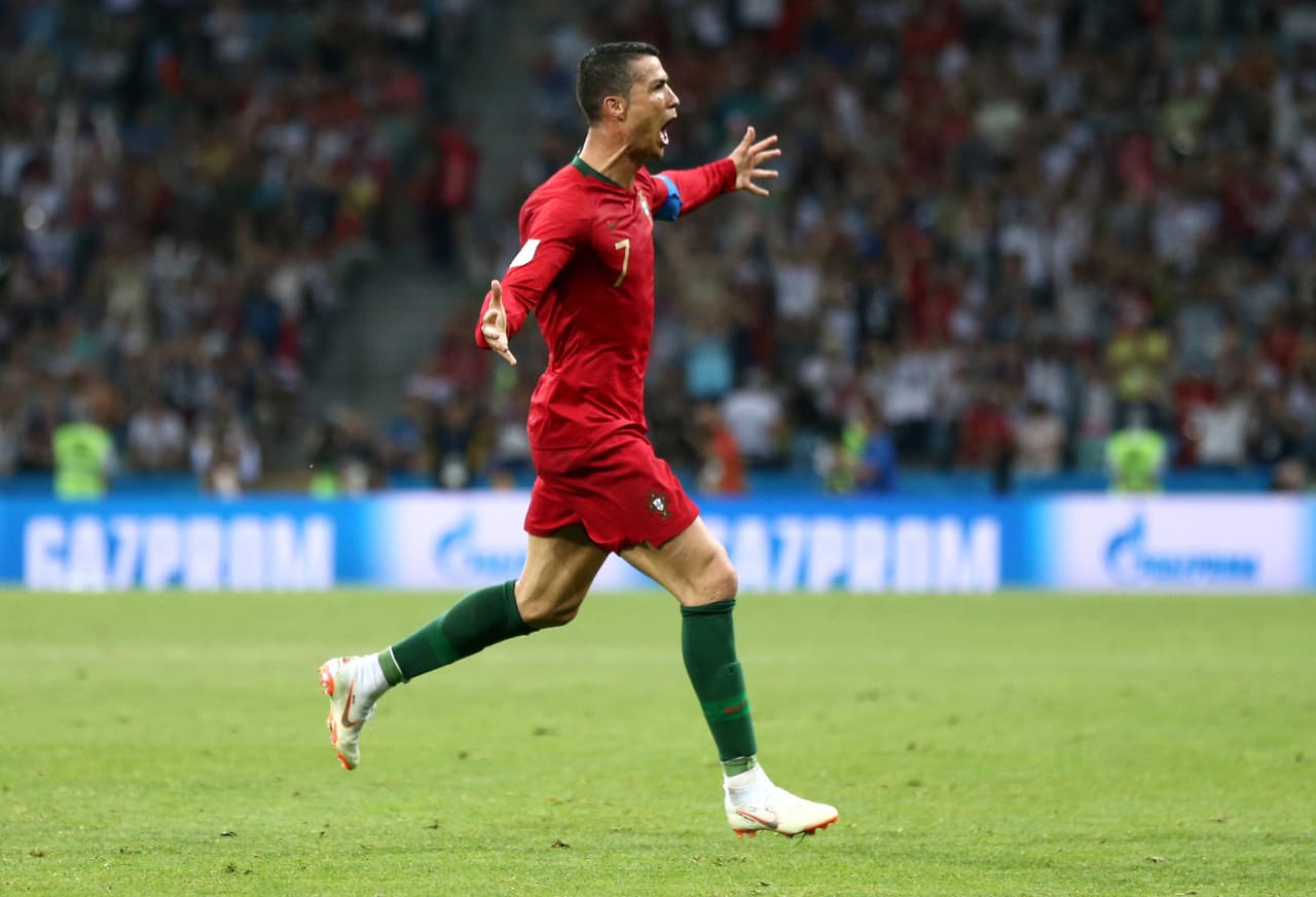 Cristiano Ronaldo marcó por primera vez más de un gol en una participación en un Mundial, superando lo hecho en 2006, 2010 y 2014.