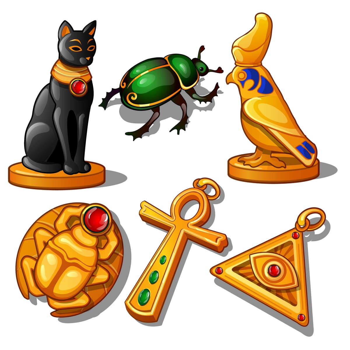 Los egipcios tienen todo un poderoso historial de riqueza cultural que se relaciona también con los objetos que utilizaban para estar más cerca de sus dioses y pedirles ayuda para tener buena suerte, salud y felicidad en su día a día.