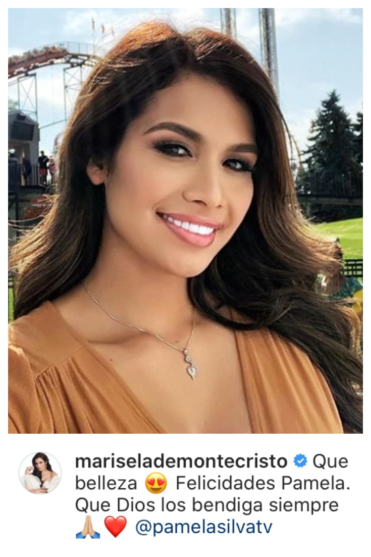 Marisela De Montecristo le comentó: "Qué belleza. Felicidades Pamela. Que Dios los bendiga siempre".