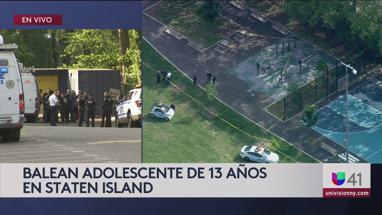 En condición crítica el niño de 13 años que fue baleado en Staten Island